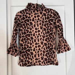 Elizabeth Wilson Designs Leopard Print Top Size Extra Small